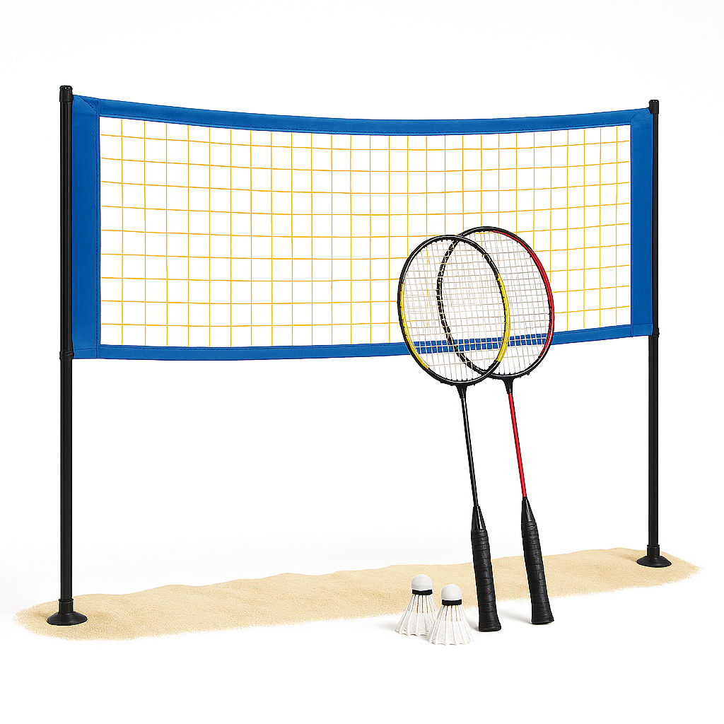 Badminton Racket & Net Kit